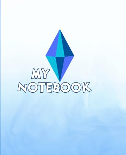 Sims Notebook Blue: 200 ruled pages, composition notebook