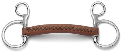Cavalon Baucher Trense, weiches Leder, 12,1 cm