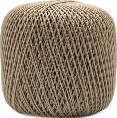 Gomitolo 50gr Cotone uncinetto Mimosa N 5 Primavesi ricamo uncinetto vari colori (517 TORTORA)