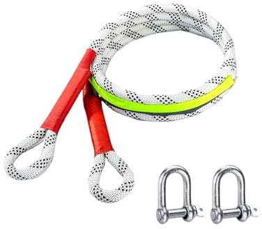 Corda di traino per rimorchi fuoristrada per esterni, corda di emergenza in nylon spesso per auto (D-5t3m)