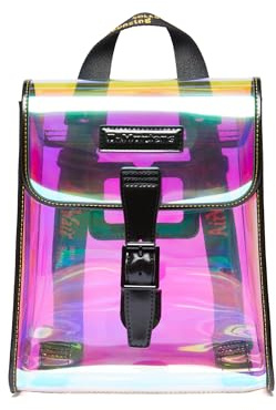 Dr. Martens Micro Box Rucksack aus Leder, Schwarz schillernd Pu+Felix Rub Off, Mini