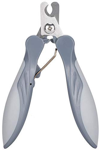 TIKATARER Professional Pet Nail Clippers with Safety Guard, Stainless Steel Cat and Dog Nail Trimmer for Large/Small Pets, Ergonomic Anti-Slip Handle and Design (6.3 Inch)