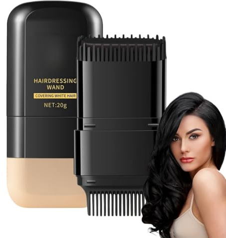 Sicherer und praktischer Kamm-Haar-Concealer, wasserdichter und schweißfester Haarfärbekamm, 2-in-1-Instant-Ha/IR-Farbstift mit Co/MB-Applikator, Ha/IR-Farbstoff-Co/MB-Applikator für