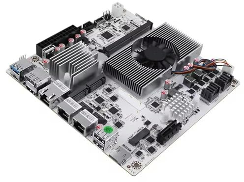 Compatibile con la scheda madre NAS Topton 8-Bay 10G Intel i3-N300 N150 110G+22.5G LAN 2NVMe 2SFF-8643 a 8SATA Type-C Firewall ITX Scheda madre(No Ram No Storage,N150)