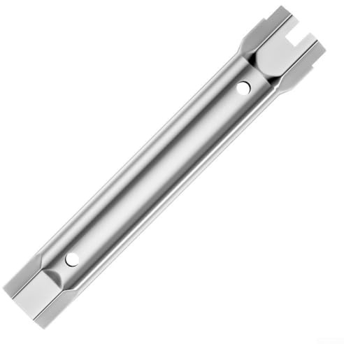 WheatThrive Pipe Wrench Set Heavy Duty Plumbing Tool for Sink Drain Tap Nut - Adjustable Steel Spanner with Hollow Head for Home Repair 23-40mm(23-27mm)