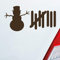 Hellweg Druckerei Strichliste Liste Schnee Winter Snowman Auto Aufkleber Sticker Heckscheibenaufkleber