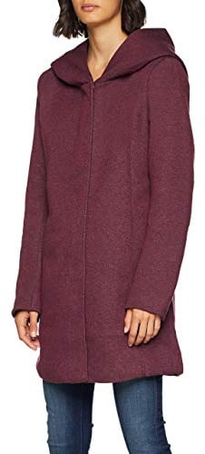 ONLY NOS Damen ONLSEDONA LIGHT COAT OTW NOOS Mantel,, per pack Mehrfarbig (Chocolate Truffle Detail: MELANGE), X-Small (Herstellergröße: XS)