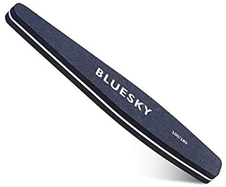 Bluesky Nail Buffer Rhombus, Professional Nail Tool For Gel Nails, Double Sided Dual Grade Grit 100/180, Manicure and Pedicure Accessories