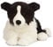 Living Nature Soft Toy - Großes Stofftier Border Collie (60cm), Schwarz / Weiß