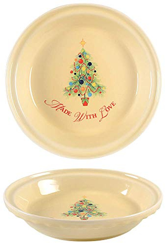 Fiesta Christmas Tree Pie Dish, Weihnachtsteller