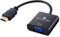 ELCTHUNDER HDMI auf VGA, vergoldeter HDMI-auf-VGA-Adapter (Stecker auf Buchse), 1080P HDMI-auf-VGA-Konverter für Laptop/Desktop/Monitor/Projektor/HDTV/HD-Set-Top-Boxen usw