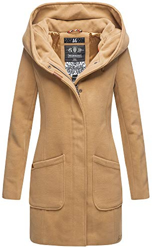 MARIKOO Damen Winter Jacke Mantel Business Trenchcoat Wintermantel Parka XS-XXL MAIKOO