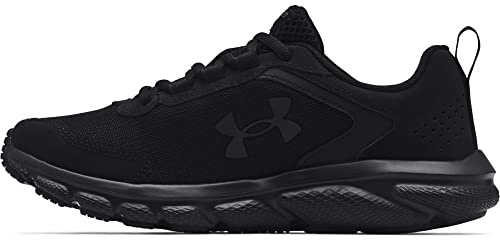 Under Armour Women's Charged Assert 9, Black (002)/Black, 8.5 US