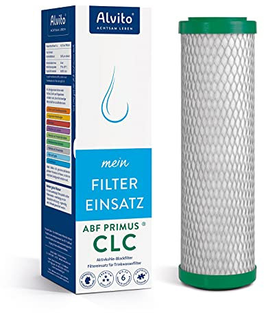 Alvito Filter Filterkartusche Aktivkohlefilter ABF Primus® Duplex® SD/CLC/EM/SD (gelb, blau, grün, rot) | (Primus CLC grün)