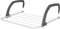 Albert Austin Radiator Clothes Airer Hanging Balcony Drying Rack Laundry Drying Stand 5 Bar Hanging Rail Indoor Outdoor Use White And Grey Folding Airer 3 Metre Drying Space