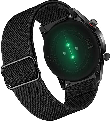 Songsier Armband Kompatibel mit Amazfit GTR 2 / Amazfit GTR 2e, Elastisches Nylon Ersatz Uhr Armband für Amazfit GTR 4/ Amazfit GTR 3/ Amazfit GTR 47mm/ Amazfit Stratos 3 /Stratos 2 /Stratos