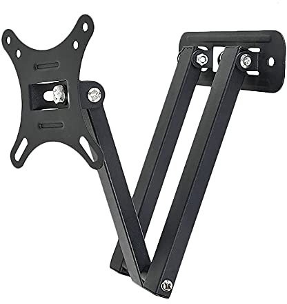 TV Wall Mount Bracket 10–26 Inch – Full Motion Swivel & Tilt Articulating Arm for LCD, LED, Plasma, Flat & Curved TVs – Super Strong Mount Holds Up to 30kg / 66lbs