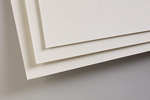 Clairefontaine 696020C - Packung mit 5 Zeichenbögen Pastelmat, ideal für Trockentechniken und Pastell, DIN A3, 360g, 1 Pack, Hellgrau