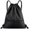 FenFang Turnbeutel mit Kordelzug Schwarze, Kordelzugbeutel Sportsack Klein Turnsack Rucksack Beutel Faltbar, Tunnelzug Gymsack Sporttasche Schulrucksack für Damen Herren Kinder Mädchen Jungen