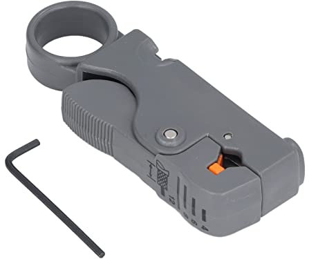Nimomo Pelador de cables coaxiales,manual RG58 59 62 Alicates giratorios para pelar y descortezar cables de red,HT?332