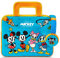 Pebble Gear Disney Mickey Maus Kids Tablet-Tasche & Kopfhörer, kindersichere Lautstärkebeschränkung, Kinder-Tasche passend für 8 Zoll Tablets, Platz für Spielzeug & Zubehör, Music-Sharing Funktion