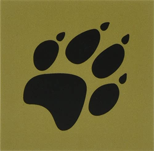 Jack Wolfskin 8007671 / PAW Sticker Square 5089_Elmwood Sticker (Brand Logo, 2.0 inches (5 cm)), 5089_Elmwood, One Size