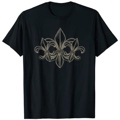 Goldfarbene Lilie T-Shirt