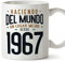 MUGFFINS Tazas 1967 Cumpleaños - En Español - Haciendo del Mundo un Lugar Mejor - 11 oz / 330 ml - Regalo original y divertido