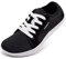 HOBIBEAR Unisex Breite Barfuss Schuhe Damen Herren Barfußschuhe Minimalistische Outdoor Trail Running Walking Schuhe(Schwarz-Weiß EU 43)