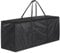 GARPROVM Garden Cushion Storage Bag, 173x51x76cm Outdoor Cushion Storage with Carry Handle and Zipper, 420D Oxford Fabric Storage for Garden Cushions, Christmas Tree Storage Bag, Black