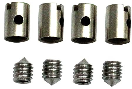 Sunydog 8 PCS Solderless Cable Nipples 5mm Throttle Choke for Motorcycle Scooter Quad Mower