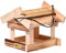 dobar® Green Label Vogelfutterhaus Calido hängend - Vogelhaus 19 x 19 x 17 cm - Geflammt