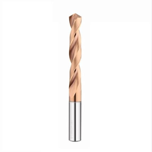 Broca helicoidal de carburo Longitud total 100 mm Brocas de tungsteno sólido Orificio de perforación de mango recto for metal Hierro Acero(15.0mm)