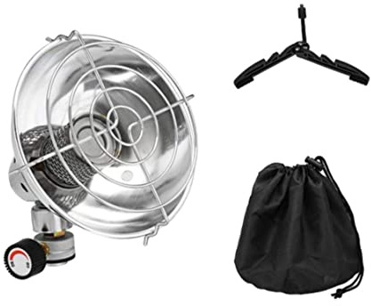 Chauffage à gaz Portable pour le Camping, Mini chauffe-tente au Propane Butane avec support et sac de rangement, poêle de chauffage extérieur