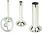 Wolfcut Wurstfüller - Set (Füllrohr Set + eine Führungsscheibe), INOX, kompatibel mit Fleischwolf Größe 8
