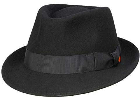 Mayser Classico Trilby Fedora Wollfilz Handmade Ripsband Made in EU Herren Sommer Winter