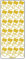 Ursus 593000124 - Kreativ Sticker Adventskalender, Stiefelchen gold, 5 Stickerbögen mit Zahlen von 1 bis 24, selbstklebend, leicht abziehbar, zum Nummerieren von selbstgemachten Adventskalendern