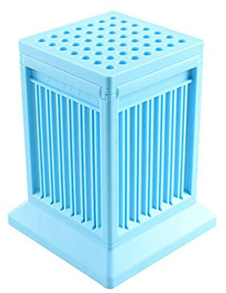 Barbecue Stringer 49 Hole BBQ Grill Shish Kebab Maker Box Kit Tool,Barbecue Grill Roasted Meat Cutter with Skewers Blue Green Commercial Household Suitable for All Kinds of Steel Sign Bamboo Sticks