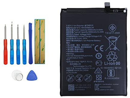 HB436486ECW - Batería de Repuesto Compatible con Huawei Mate 10 Lite/Mate 10 Pro Nova 2i Honor 9i RNE-L01/02/03 RNE-L21 Huawei P20 Pro con Kit de Herramientas