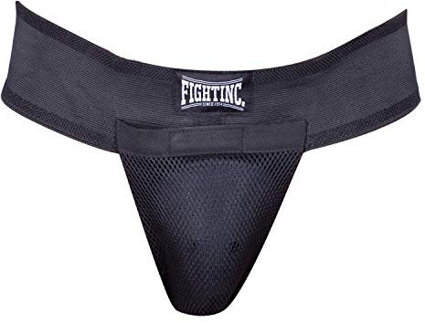 Fightinc. Tiefschutz Herren Pro Cup- für Kampfsport Karate TKD Kickboxen Muay Thai MMA schwarz UVM
