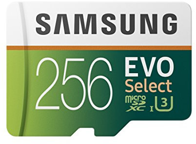 Samsung Memorie MB-ME256HA Evo Select Scheda MicroSD da 256 GB, UHS-I U3, Fino a 100 MB/s, Adattatore SD Incluso