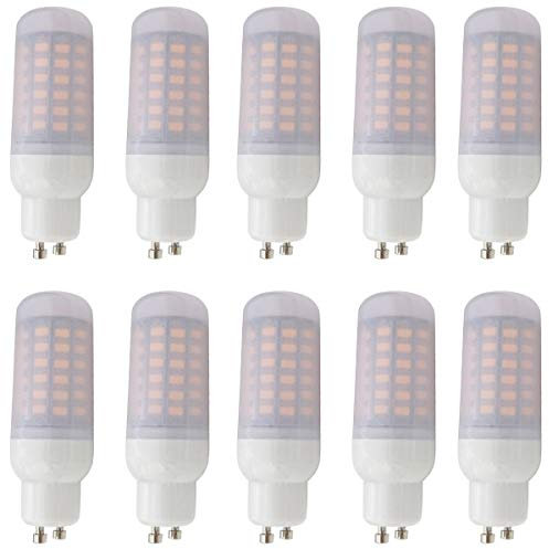 Aoxdi 10 Stück GU10 LED Leuchtmittel 10W, Warmweiß, 69 SMD 5730 LED Birnen, GU10 Lampen Licht, AC220-240V