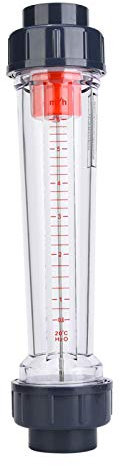 Durchflussmessgeräte & nbsp, Innendurchmesser 50 mm Wasserdurchflussmesser Lzs-40 (D) 4% Genauigkeit 380 x 90 x 90 mm Transparente Panel Flüssigkeitsdurchflussmesser für ≤ 0,6 MPa 0-60 ° C.