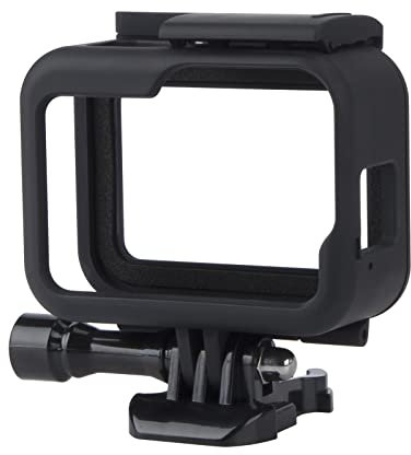 QIMEI-SHOP Custodia Protettiva Compatibile con GoPro Hero 8 Black Action Cameras Telaio Case con Zoccolo Attacco Rapido e Vite