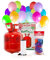 Globo de helio para 20 globos, incluye globos, bombona de helio de 140 l, llenado de gas, globos de aluminio, para fiestas y bodas