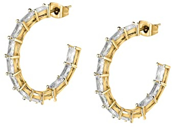 Morellato Baguette Boucles d'oreilles femme en laiton, zircons – SAVP04