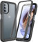 XINNI Hülle für Motorola Moto G31(G41), 360 Grad Stoßfeste Schutzhülle mit Integriertem Bildschirmschutz, Robuster Bumper Outdoor Full Body Case, Schwarz