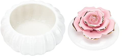 Alipis Keramik-geschenkbox Modisch Versiegelt Stilvolle Aufbewahrungsdose Aus Keramik Für Hochzeit Geschenke Praktische Vorratsdose Für Süßigkeiten Und Schmuck