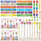 TOPJOWGA Ostern Party Mitgebsel, 87 Stück Ostern Mitgebsel Kinder, Kindergeburtstag Mitgebsel Schnapparmbänder Tattoos, Geschenke für Kinder Ostern Party Favors, Ostern Füllung Partytüten