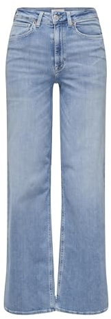 ONLY Damen Onlmadison Blush Hw Wide DNM Cro371 Noos, Light Blue Denim, XL / 30L